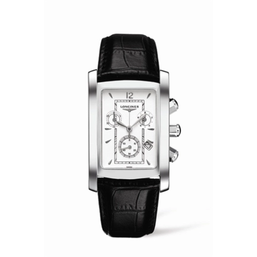 Longines L5.680.4.16.3 : DolceVita 30 Quartz Chronograph Stainless Steel