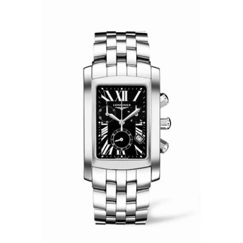 Longines L5.680.4.79.6 : DolceVita 30 Quartz Chronograph Stainless Steel