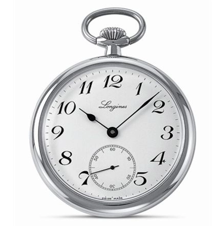 Longines L7.014.4.73.1 : Heritage Pocket Watch Arabic 