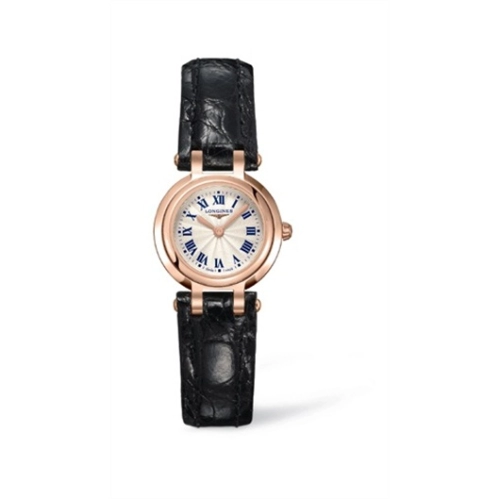 Longines L8.109.8.78.2 : PrimaLuna Quartz 23 Pink Gold Leather