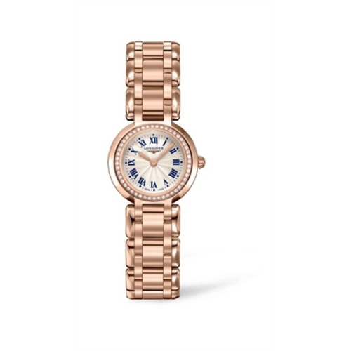 Longines L8.109.9.78.6 : PrimaLuna Quartz 23 Pink Gold Diamond
