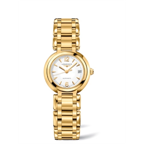 Longines L8.111.6.16.6 : PrimaLuna Automatic 26.5 Yellow Gold Arabic