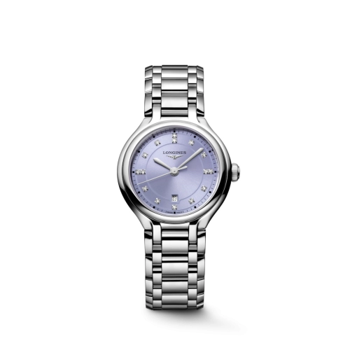 Longines L8.142.4.07.6 : PrimaLuna 30 Stainless Steel / Blue / Bracelet
