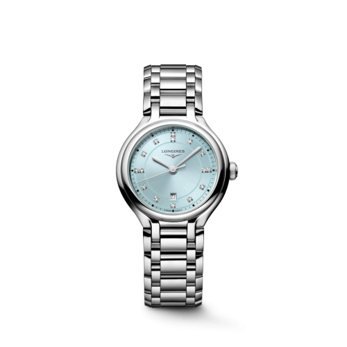 Longines L8.142.4.97.6 : PrimaLuna 30 Stainless Steel / Silver / Bracelet
