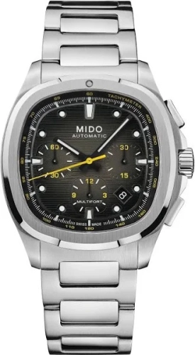 Mido M049.527.11.081.00 : Multifort TV Chronograph Stainless Steel / Grey / Bracelet