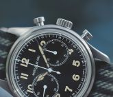 Montblanc 1858 Automatic Chronograph Stainless Steel / Black / NATO