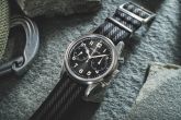 Montblanc 1858 Automatic Chronograph Stainless Steel / Black / NATO