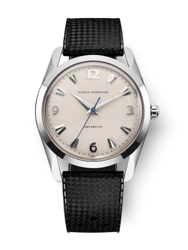 Nivada Grenchen 35004M01 : Antarctic 35 Eggshell - White Luminova / Stainless Steel / Tropic
