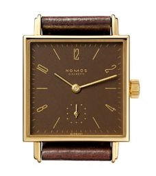 Nomos Glashütte 412 : Tetra 27 Gold mocca
