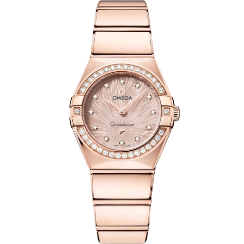 Omega 131.55.25.60.52.001 : Constellation Manhattan 28 Quartz Sedna Gold - Diamond / Rose Supernova