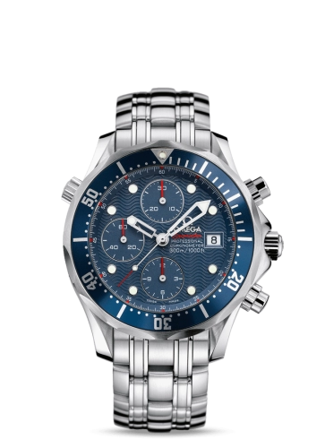 Omega 2227.80.00 : Seamaster Diver 300M Automatic 41.5 Chronograph Stainless Steel / Blue / Bracelet
