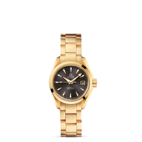Omega 231.50.30.20.06.002 : Seamaster Aqua Terra 150M Co-Axial 30 Yellow Gold / Grey / Bracelet