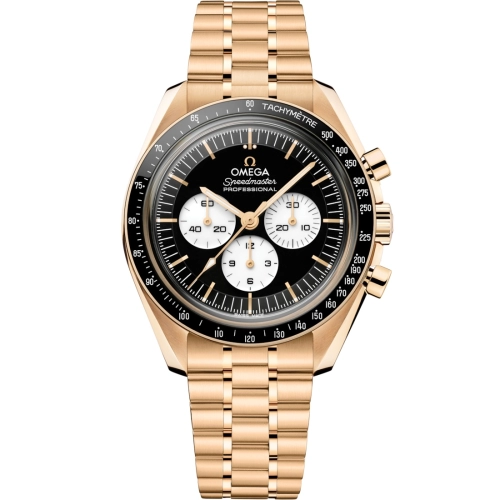 Omega 310.60.42.50.01.002 : Speedmaster Professional Moonwatch 3861 Moonshine Gold / Black Lacquer