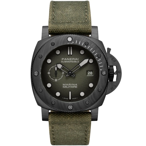 Panerai PAM01698 : Submersible Marina Militare Carbotech