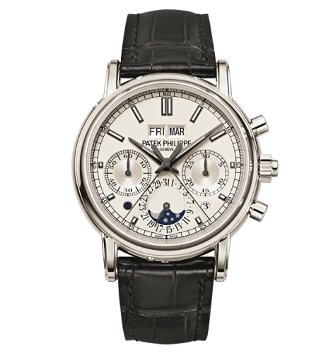 Patek Philippe 5204P-001 : Perpetual Calendar Split-Seconds  Chronograph 5204 Platinum / Silver