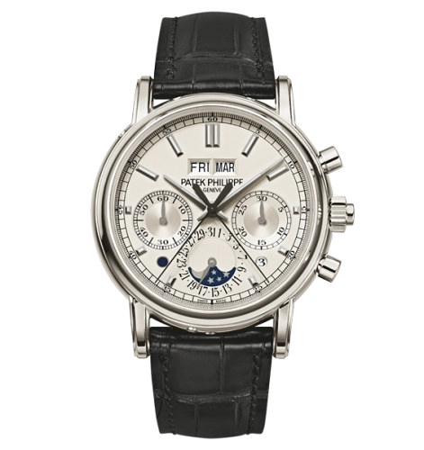 Patek Philippe 5204P-010 : Perpetual Calendar Split-Seconds Chronograph 5204 Platinum / Silver