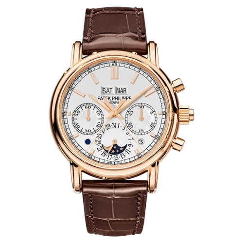 Patek Philippe 5204R-001 : Perpetual Calendar Split-Seconds Chronograph 5204 Rose Gold / Silver