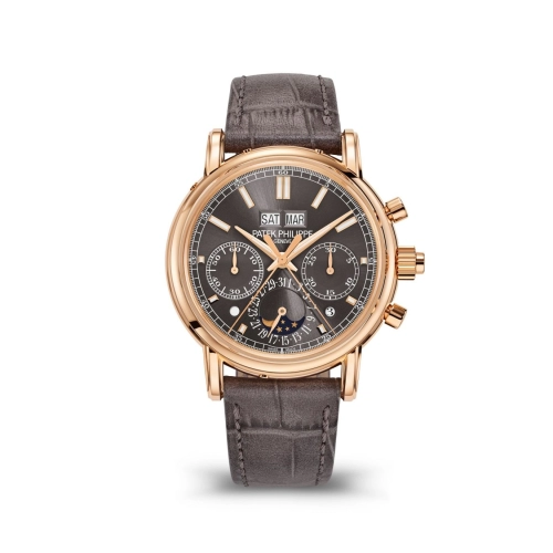 Patek Philippe 5204R-011 : Perpetual Calendar Split-Seconds Chronograph 5204 Rose Gold / Slate