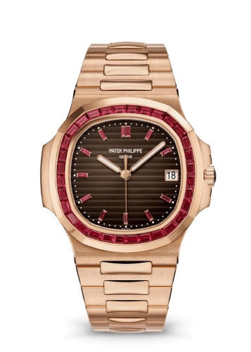 Patek Philippe 5723/112R-001 : Nautilus 5723 Rose Gold - Ruby / Brown