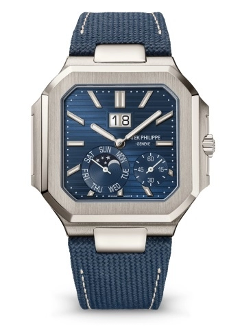 Patek Philippe 5822P-001 : Cubitus Instantaneous Grand Date Platinum / Blue