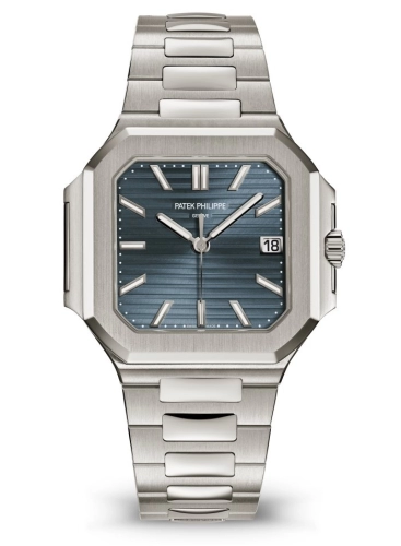 Patek Philippe 7128/1G-001 : Cubitus Date 40 White Gold / Blue