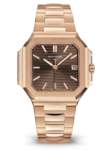 Patek Philippe 7128/1R-001 : Cubitus Date 40 Rose Gold / Brown