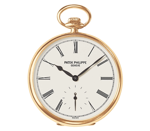 Patek Philippe 973J-010 : Pocket Watch Lepine Yellow Gold / White