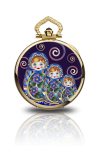 Patek Philippe Pocket Watch Lepine Power Reserve Yellow Gold / Matryoshka Dolls