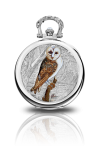 Patek Philippe Pocket Watch Lepine Power Reserve White Gold / Winter Owl
