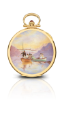 Patek Philippe Pocket Watch Lepine Power Reserve Yellow Gold / An Outing on the Lake