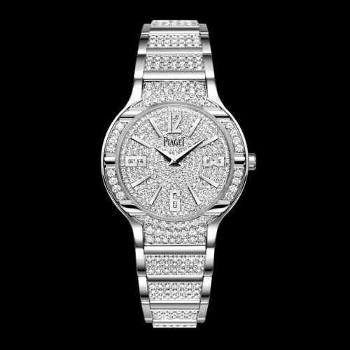 Piaget G0A36234 : Polo 32 Quartz White Gold Full Diamond