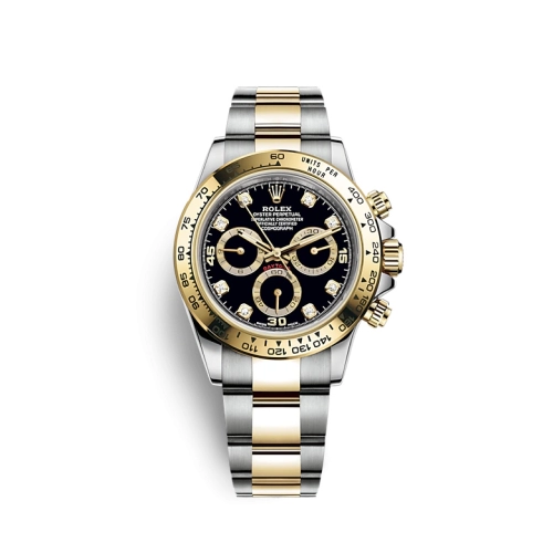 Rolex 116503-0011 : Cosmograph Daytona Stainless Steel / Yellow Gold / Black - Diamond