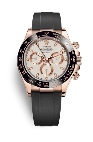 Rolex 116515LN-0014 : Cosmograph Daytona Everose / Cerachrom / Ivory / Oysterflex