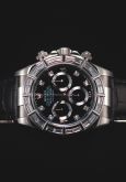 Rolex Daytona White Gold 24 Baguette Strap Black Diamond