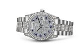 Rolex Day-Date 36 White Gold Diamonds / President Diamond / Paved