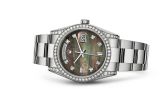Rolex Day-Date 36 White Gold Diamonds / Oyster / Black MOP