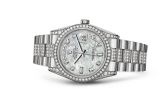 Rolex Day-Date 36 White Gold Diamonds / President Diamond / MOP