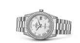 Rolex Day-Date 36 White Gold Diamonds / President / White Roman