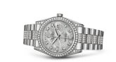 Rolex Day-Date 36 White Gold Diamonds / President Diamonds / Meteorite