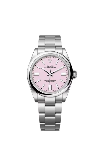 Rolex 134300-0013 : Oyster Perpetual 41 Stainless Steel / Candy Pink
