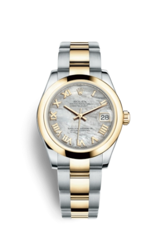 Rolex 178243-0005 : Datejust 31 Rolesor Yellow Domed / Oyster / MOP Roman