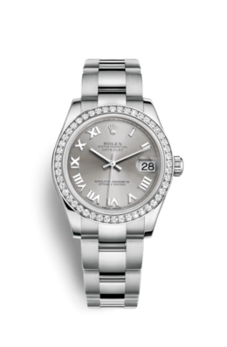 Rolex 178384-0021 : Datejust 31 Stainless Steel Diamond / Oyster / Rhodium - Roman