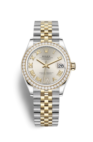 Rolex 278383rbr-0004 : Datejust 31 Stainless Steel / Yellow Gold / Diamond / Silver - Roman / Jubilee