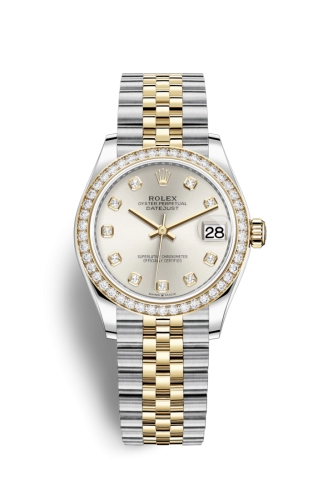 Rolex 278383rbr-0020 : Datejust 31 Stainless Steel / Yellow Gold / Diamond / Silver - Diamond / Jubilee