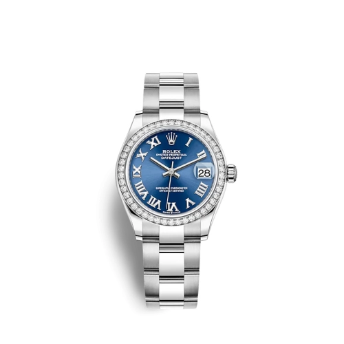 Rolex 278384RBR-0038 : Datejust 31 Stainless Steel / Diamond / Blue - Roman / Oyster