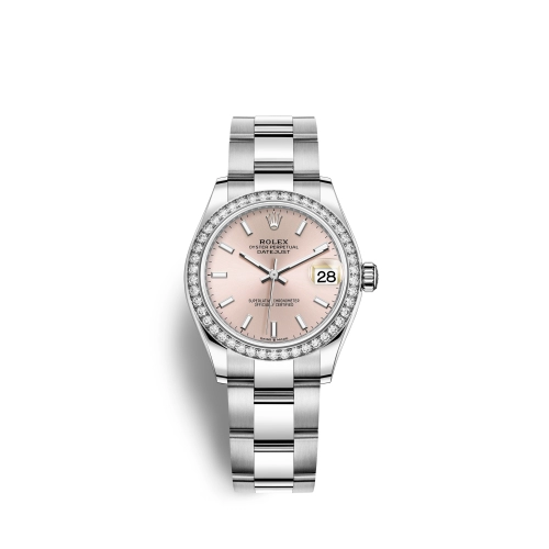 Rolex 278384rbr-0017 : Datejust 31 Stainless Steel Diamond / Oyster / Pink