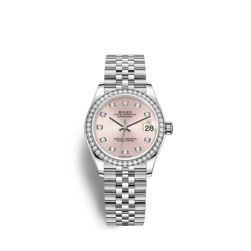 Rolex 278384rbr-0036 : Datejust 31 Stainless Steel Diamond / Jubilee / Pink - Diamond