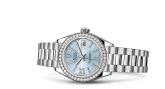 Rolex Lady-Datejust 28 Platinum Diamond / President / Ice Blue Diamonds