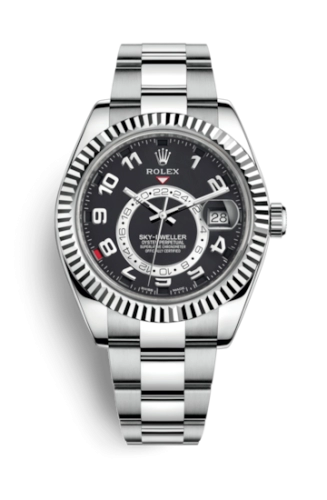 Rolex 326939-0002 : Sky-Dweller White Gold / Black