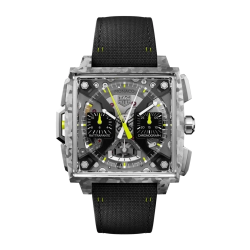 TAG Heuer CBW2185.FC8350 : Monaco Split-Seconds Chronograph Texturized Titanium